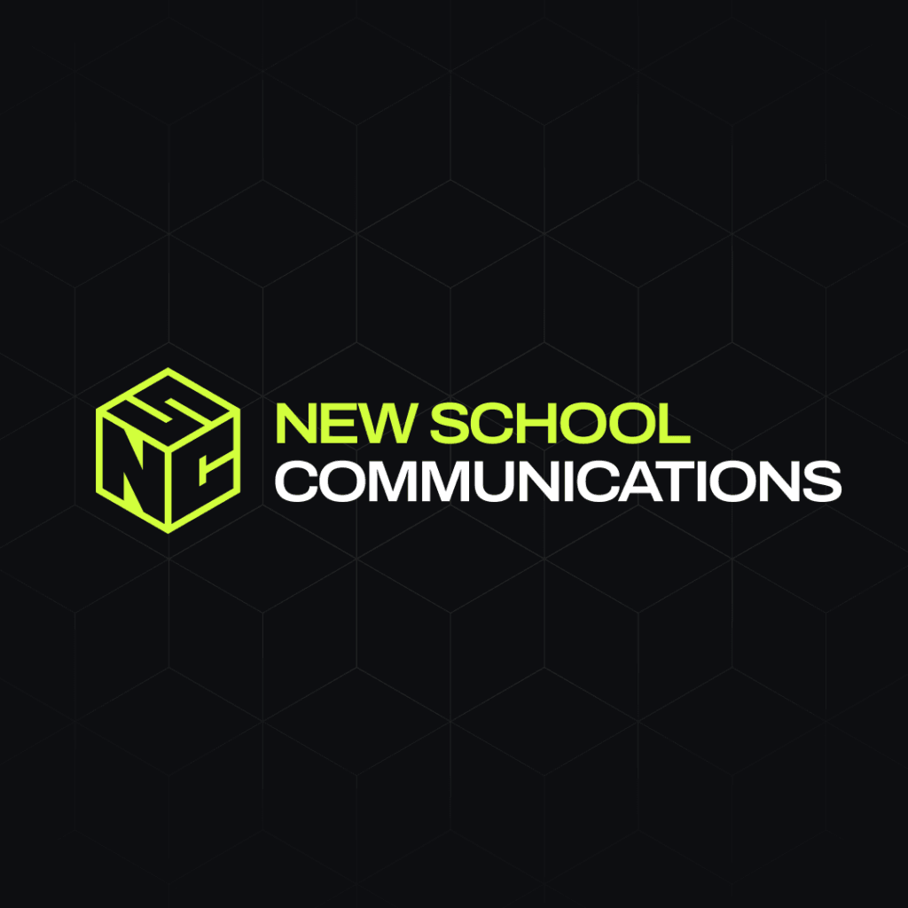 Logo New School Communications - stvorec